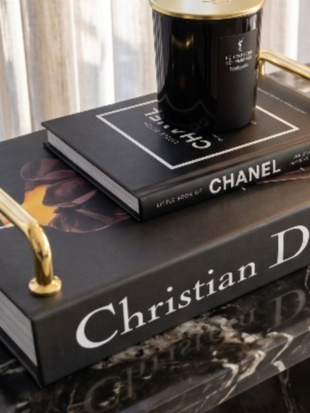 Dior Assouline Decorative Display Tray with Little Book of Chanel & YSL Candle - Picture 5 of 5